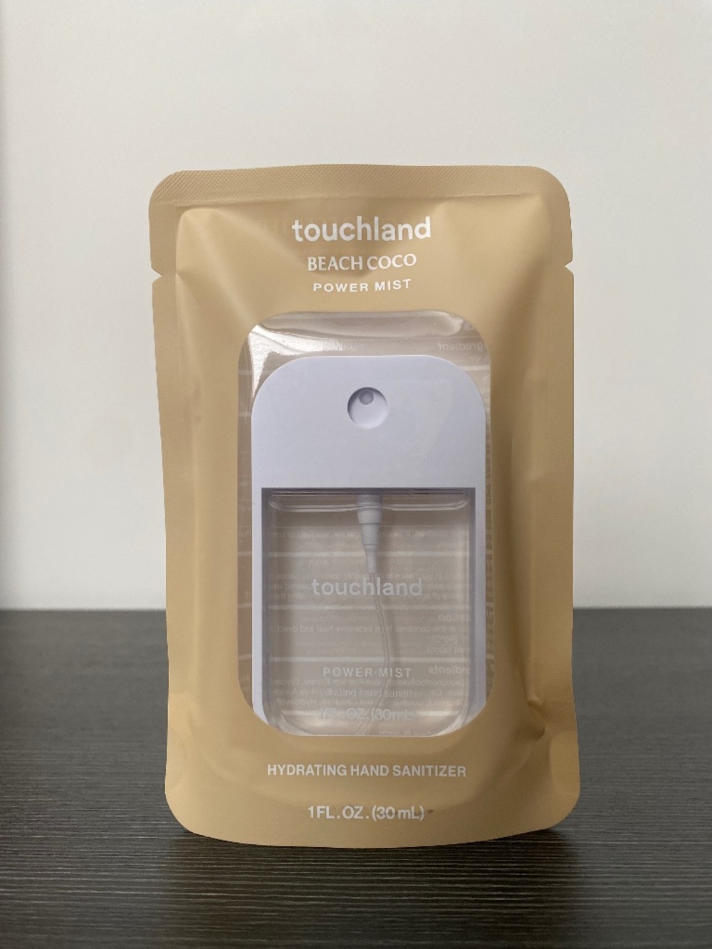 Touchland Power Mist Beach Coco Hydrating Hand Sanitizer 1 oz 30mL New Seale
